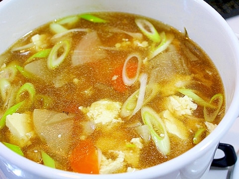 豚バラいりの*けんちん汁